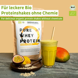 
                  
                    Lade das Bild in den Galerie-Viewer, Bio Whey Protein Pulver Mango
                  
                