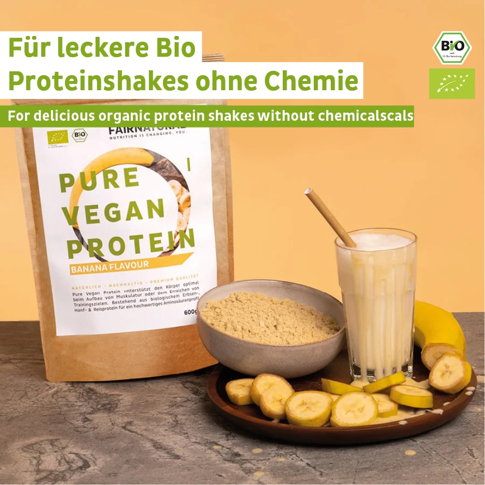 Bio Veganes Proteinpulver Banane ohne Soja