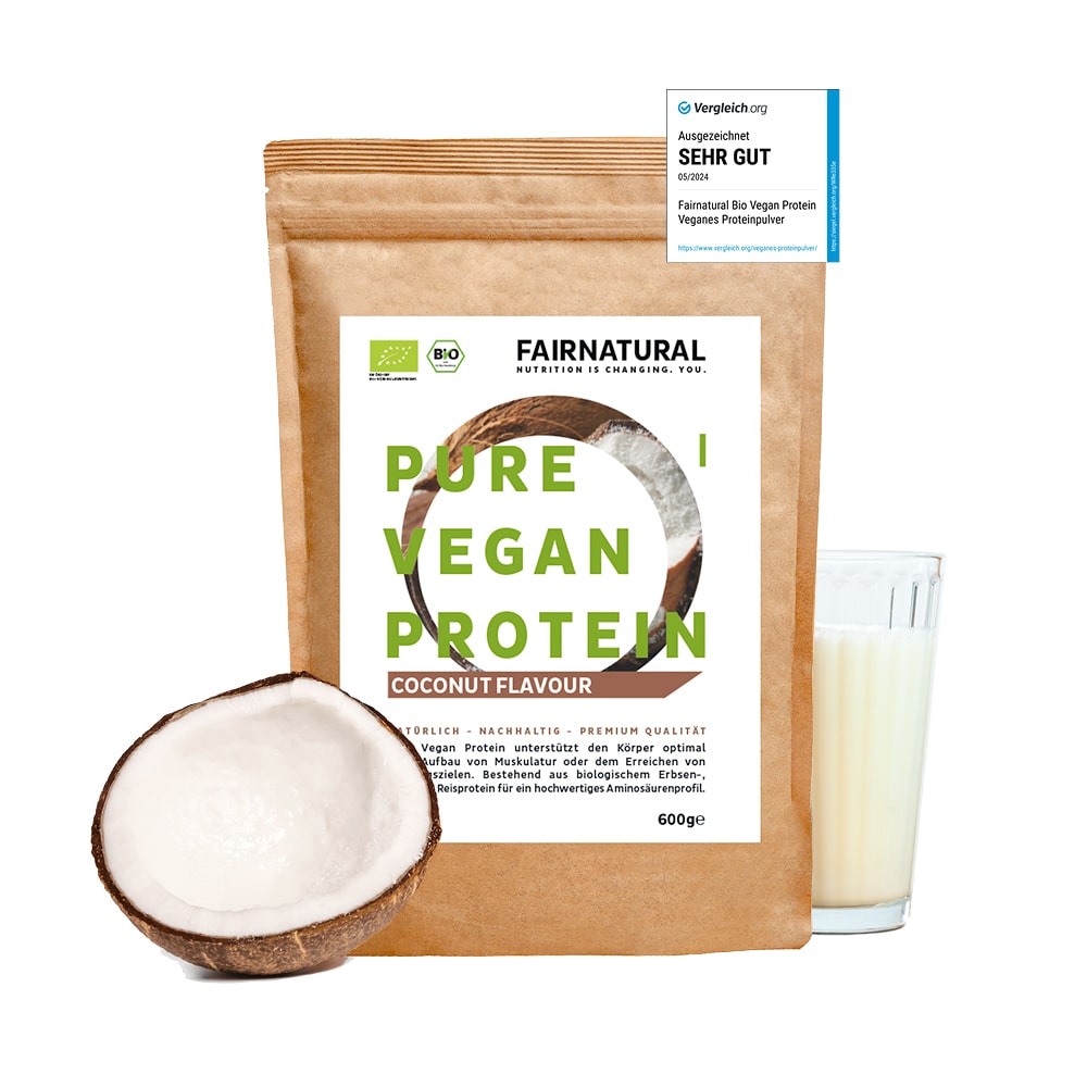 Bio Veganes Proteinpulver Kokos ohne Soja
