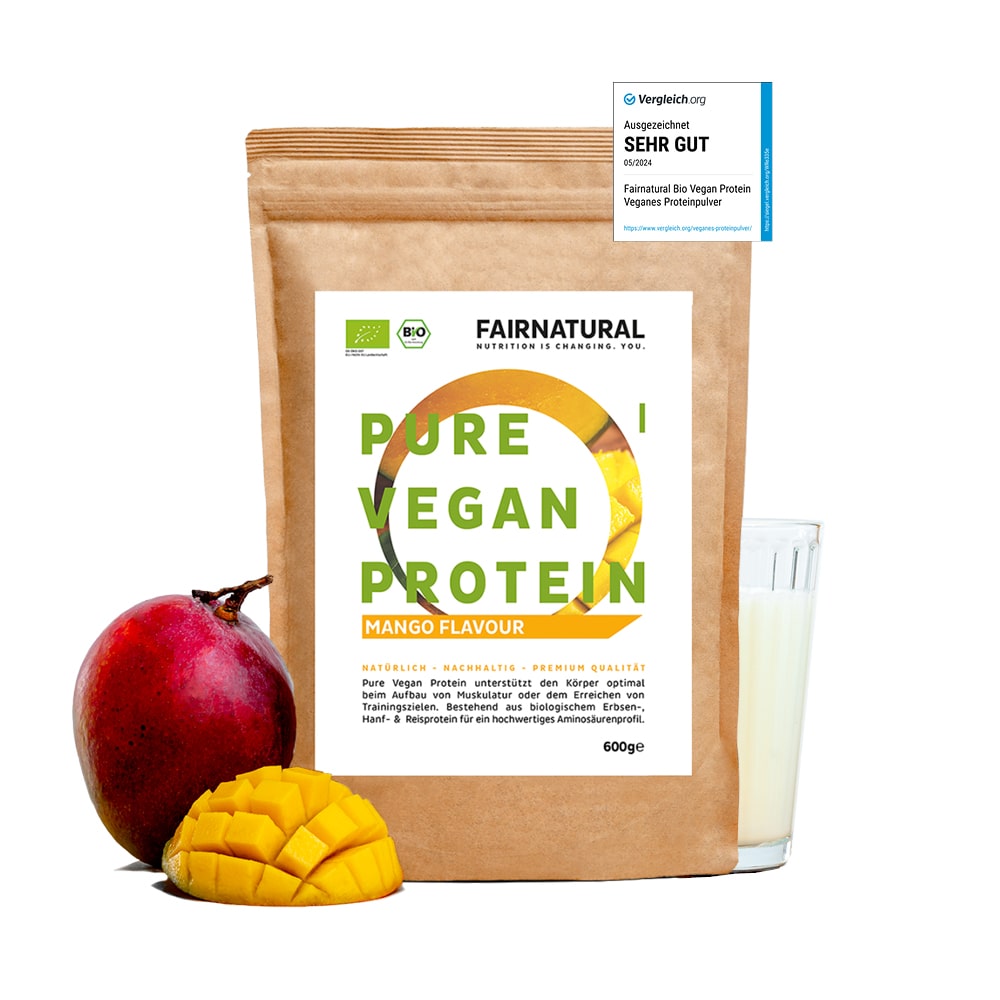 Bio Veganes Proteinpulver Mango ohne Soja