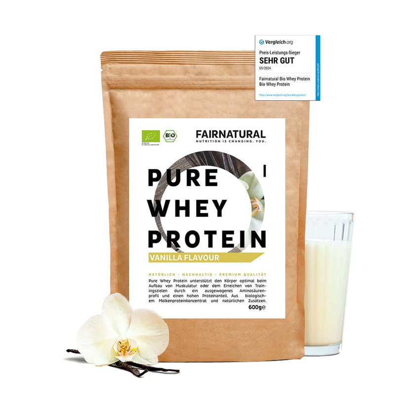 Bio Whey Protein Pulver Vanille